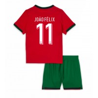 Portugal Joao Felix #11 Domaci Dres za djecu EP 2024 Kratak Rukav (+ Kratke hlače)